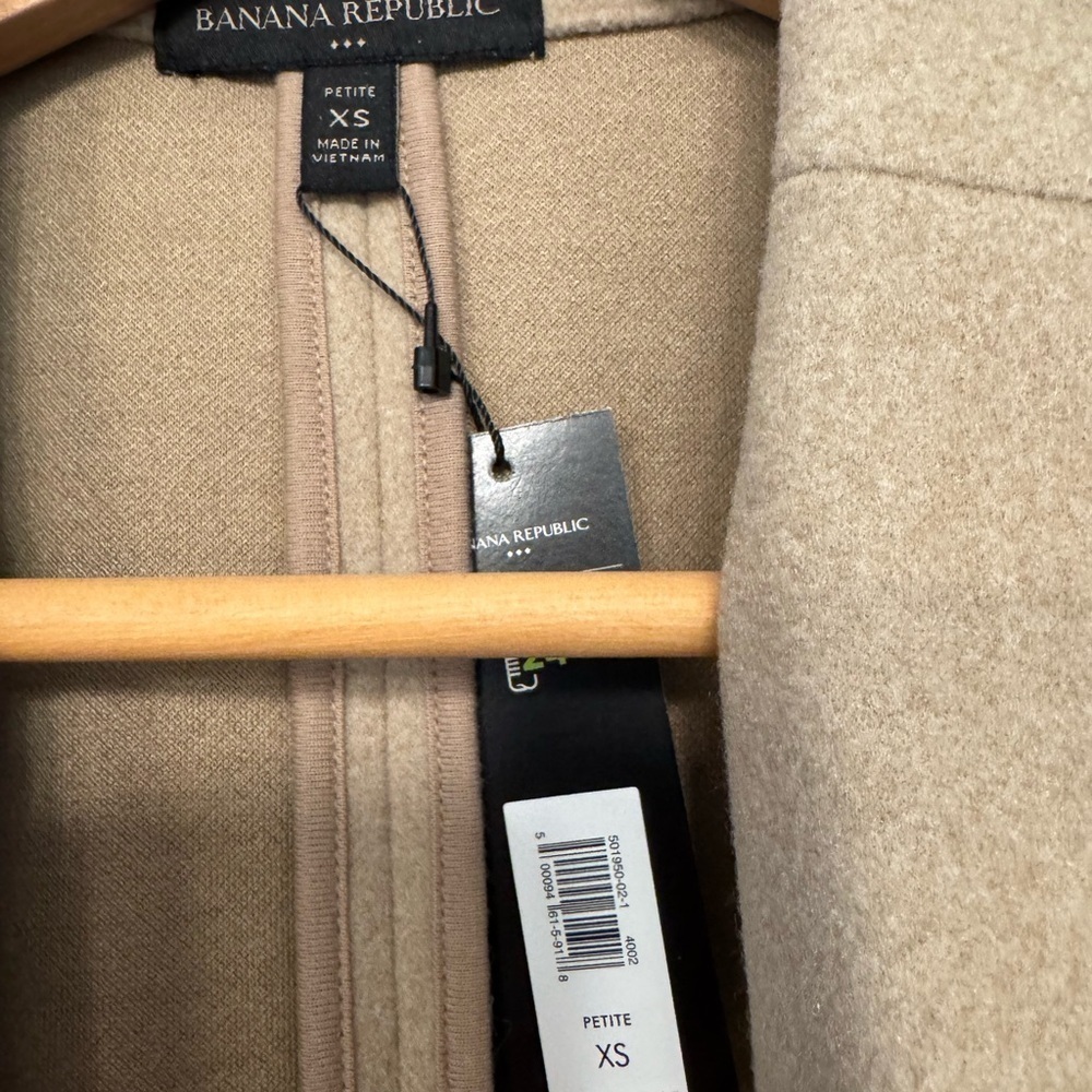 New - Banana Republic Classic Tan Trench Coat - Picture 6 of 6